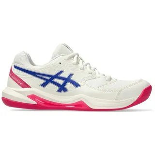 Asics GEL-DEDICATE 8 Indoor Damen Tennisschuhe, Teppich - Gel Dedicate weiß/rosa rosa|weiß|blau 39