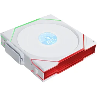 Lian Li UNI FAN TL Wireless LCD Lüfter, ARGB, PWM Reverse Blade 120 mm, Weiß