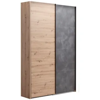 Composad Schwebetürenschrank Systema/Lafabrica 150x223 cm Holzoptik Artisan-Eiche