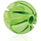 Hundespielball (Grün) Ø7cm, 3er Pack Spielball (100% TPE) Snackball, Zahnpflege, Hundespielzeug Wurfspielzeug, Spiralball für Hunde