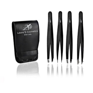 Lalano`s Cosmetics Deluxe- Pinzetten Set 1 St schwarz Frauen