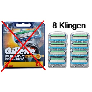 Gillette Fusion5 ProGlide Power Sortiment an Klingen 8 16 24 32 40 - 48