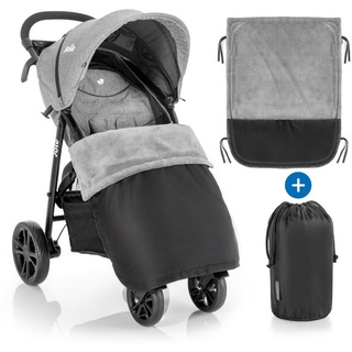 zamboo Universal Fleece-Decke / Beindecke für Kinderwagen und Buggy & Schwarz