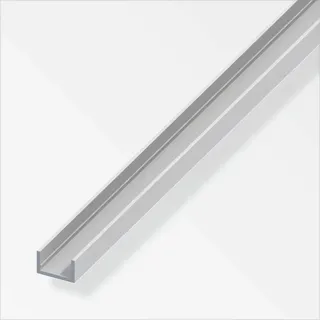 Alfer - U-profil 10 X 11 X 2000 Mm Silber Profil Aluminiumprofil U Schiene