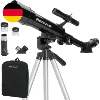Celestron 21038 Travel Scope 50 Portable Refractor Telescope Kit with Backpack,