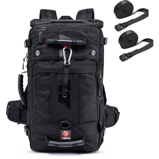 Motorrad Rucksack/Hecktasche Bagtecs HK4 45l + 2 Spanngurte schwarz