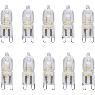Osram 10er Pack Halopin 66748 48 Watt G9 Halogenstift dimmbar 230V warmweiß 740 Lumen | Halogenlampen | Stiftsockellampe