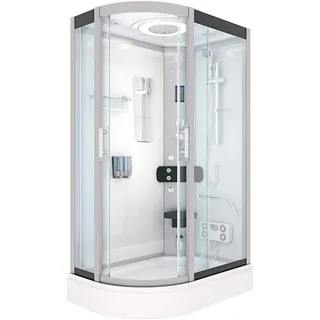 AcquaVapore Dusche Duschkabine D60-70T2L 120x80 cm ohne 2K Scheiben Versiegelung
