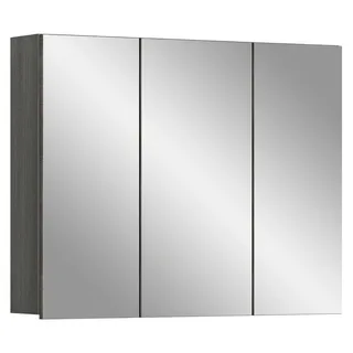 Roller Spiegelschrank SILVER - Rauchsilber - 80 cm