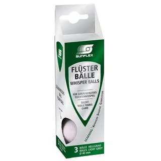 Sunflex Tischtennisball Sunflex Tischtennisbälle Flüster, Tischtennis Bälle Tischtennisball Ball Balls