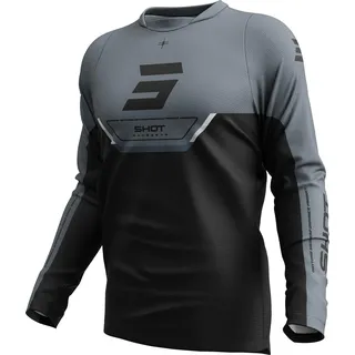 Shot MX Jersey, schwarz,