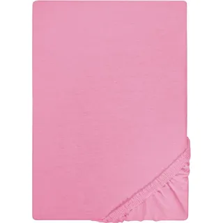 Jersey 140 x 200 - 160 x 200 cm pink