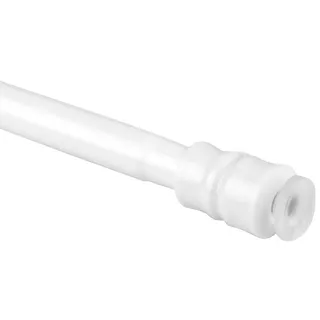 BestLivings Klemmstange (Weiß) mit Schraubtechnik ausziehbar 25-40 cm, Gardinenstange zum klemmen, für leichte Gardinen, kein Bohren und kein Kleben