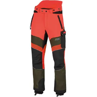 PSS Schnittschutzhose X-Treme Breeze Neonrot/Grün Gr. 52 - 52