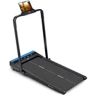 Sportstech 2in1-Laufband sWalk Lite Plus, Platzsparendes Walking Pad, mit manueller Steigung, bis 6 km/h, Treadmill bis 12km/h, App Kompatibel, Fernbedienung, kompakt, LED, ideal für Zuhause