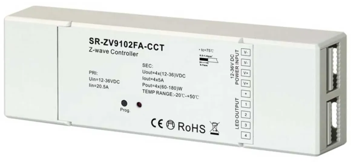 Dual Color Z-Wave LED Lighting Device SR-ZV9101FA-CCT