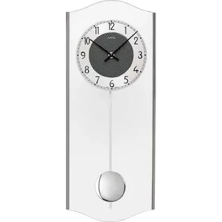 AMS Pendeluhr modern Aluminium-Zifferring - AMS Modell: 7480