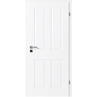 Kilsgaard Zimmertür weiß mit Zarge Set Typ 20/04 lackiert ähnlich RAL 9010, DIN Links, mm,860x1985 mm