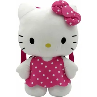 CYP BRANDS Hello Kitty pink plush Rucksack 35cm - Weiß