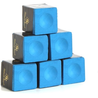 6 x Billardkreide Billiard-Royal Blau
