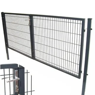 Apex Digital Apex - q- Doppelflügeltor 300x140cm Gartentor 55718 Gartenzaun Tor Doppeltor Flügeltor