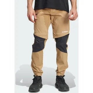 adidas Terrex Utilitas Hiking Zip-off Hosen - Cardboard - S