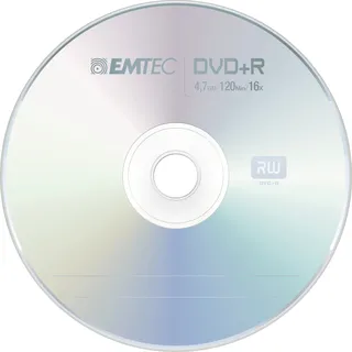 Emtec DVD-R 25 x 4.7 GB (120 Min.) 16x 25stk Spindel