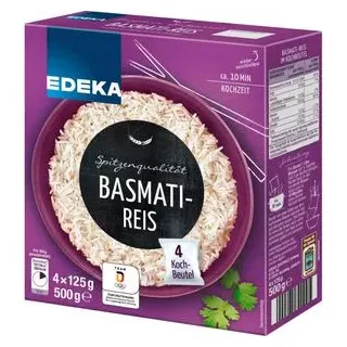 Edeka Reis Basmati, 4 Kochbeutel, 500g