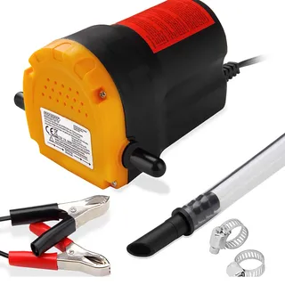 Ölabsaugpumpe 12V 80W 125-155cm gelb schwarz