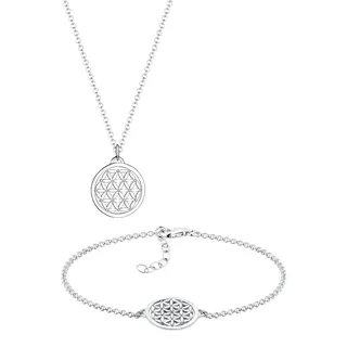 Elli - Lebensblume 925 Sterling Silber Schmuck-Set Damen (79.99 € / )