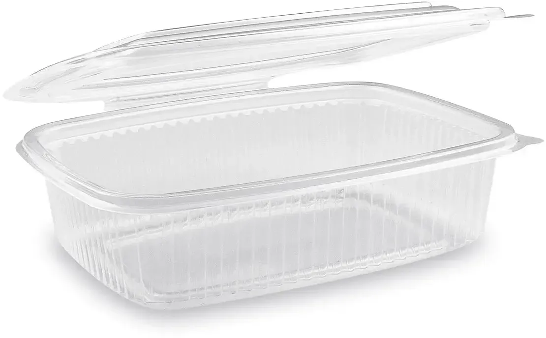 Feinkostbecher (PP) mit Deckel oval klar 750ml