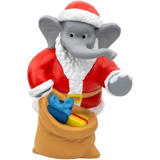 Tonies Hörspielfigur Benjamin Blümchen als Weihnachtsmann bunt