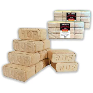PINI Holzbriketts 100% Buche RUF Kamin Ofen Grill Feuerstelle Brennholz