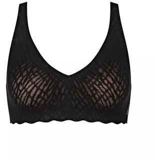 Damen Zero Feel Bliss Soft Bra, Black, L Große Größen
