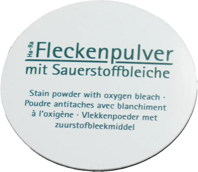 Ha-Ra Magnetschild "Fleckenpulver"