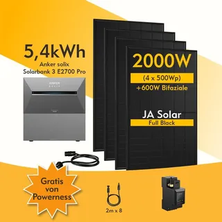 2,68 kWh inkl. BP2700 Erweiterungsakku + Smarter Zähler