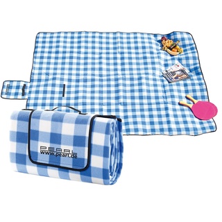 Pearl Picknickdecke: Fleece-Picknick-Decke mit wasserabweisender Unterseite, 200 x 175 cm