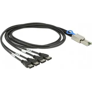 DeLock 83064, mini SAS 26 Pin zu 4 x eSATA, Interne Kabel (PC)