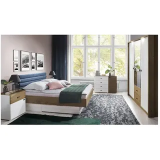 Xlmoebel Schlafzimmer-Set Design Schlafzimmer 5-teiliges Ensemble mit Bett, Nachttischen, (Komplett Schlafzimmer 4062292182723), Hergestellt in Europa blau