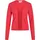 Viril Short L/S Knit Cardigan Pink L