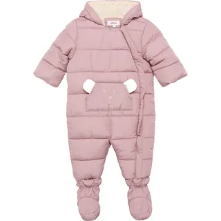 S.Oliver - Schneeanzug mit abnehmbaren Füsschen und samtigem Fleecefutter, Babys, Rosa, 62