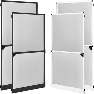 Grafner Grafner® Insektenschutz Fliegengitter 120x240cm Balkontür Terassentür anthrazit IS11081