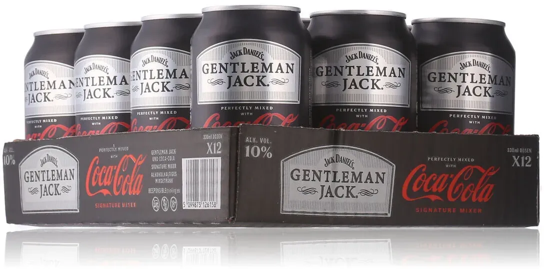 Jack Daniel's Gentleman Jack & Coca Cola Dose 10% Vol. 12x0,33l