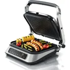 Arendo Kontaktgrill mit Digitalsteuerung - Tischgrill / Sandwichmaker / Panini Grill / Tischgrill - Abnehmbare & Antihaftbeschichtete Platten