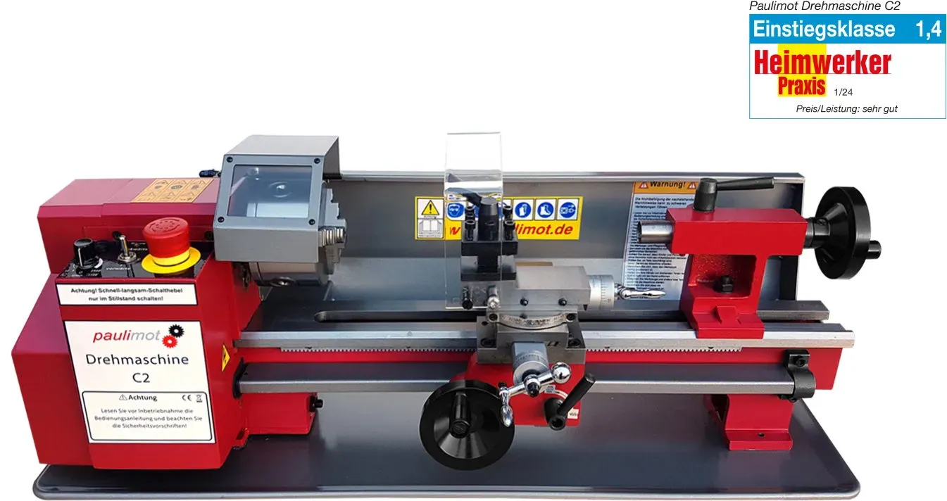 Drehmaschine SIEG C2, 250 Watt, 400 mm Spitzenweite