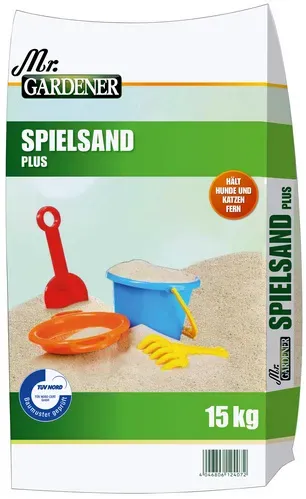 Mr. GARDENER  Spielsand, Körnung: 2 mm, 15 kg, braun