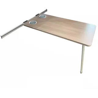 forestalk Wohnmobil-esstisch, Klappbar, Wohnmobil-Tisch, Wohnwagen, Wohnmobil, Klappbares Bein + Tisch + Schieber-Set, Abnehmbar, Für Wohnmobile Und Wohnmobile(Color:Holzmaserung A)