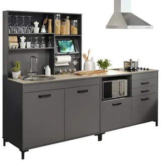 Homeline Moove 2 Eiche Hell / Grau