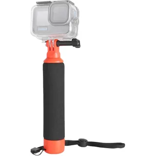 HSU Schwimmende Handgriff für Action-Kameras, Wasserdichter Einbeinstativ Schwimmer Hand Grip Zubehör für Hero 13/12/11/10/9/8/7/6/5/4/3 Insta 360 X5/X4/X3/X2 Osmo Action 3/4/5Pro