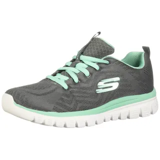 Wide Fit Charcoal / Green 38